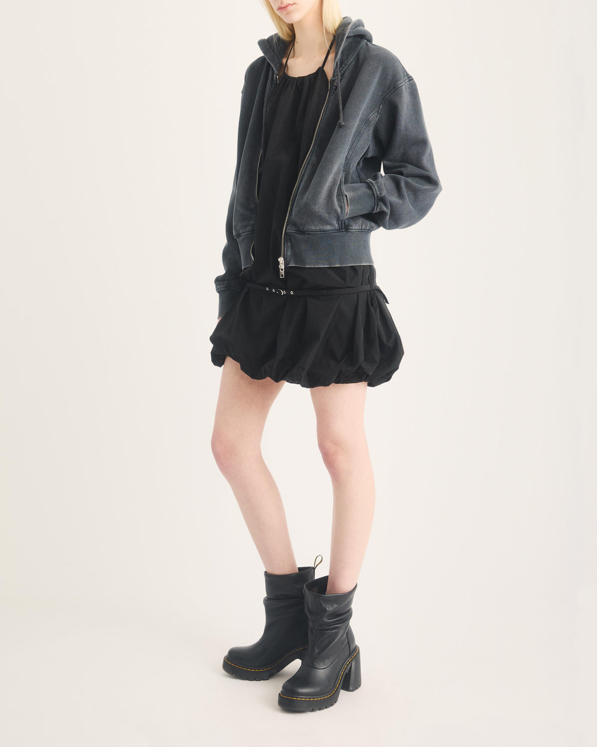 Botas Kasey Lo de cuero Virginia con tacón