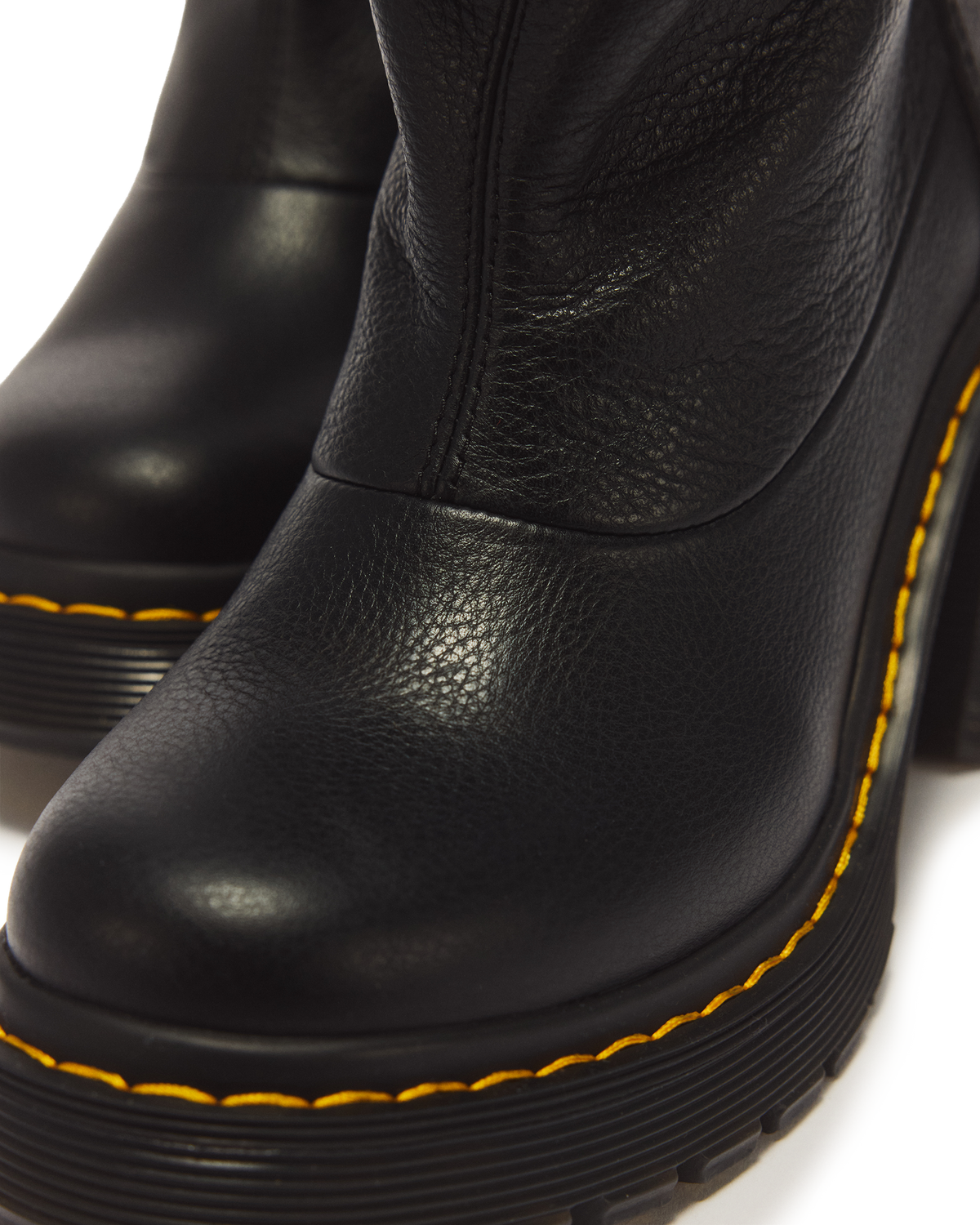 Botas Kasey Lo de cuero Virginia con tacón
