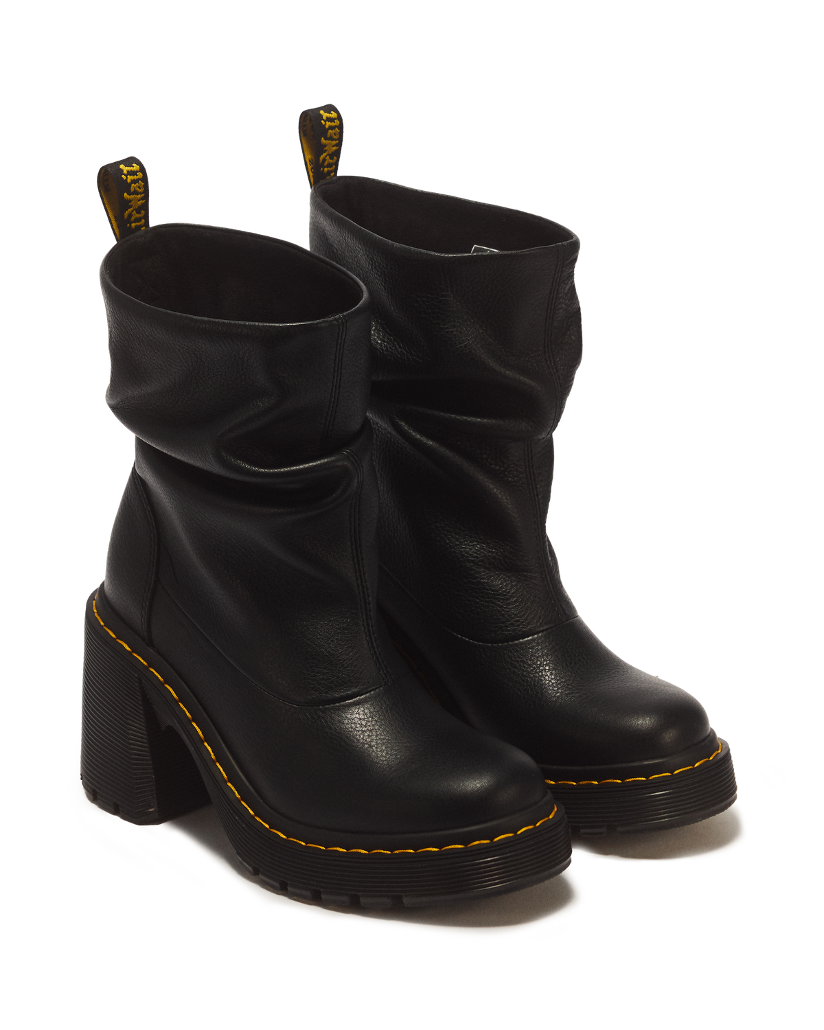 Botas Kasey Lo de cuero Virginia con tacón