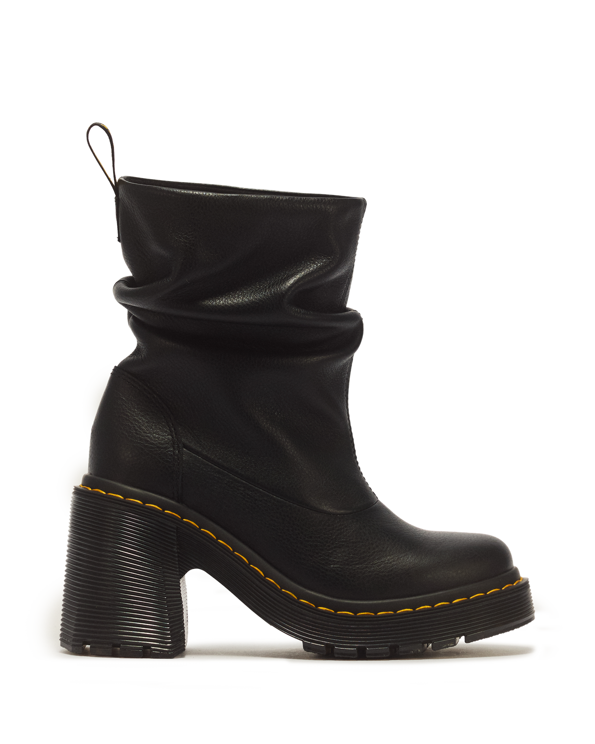 Botas Kasey Lo de cuero Virginia con tacón