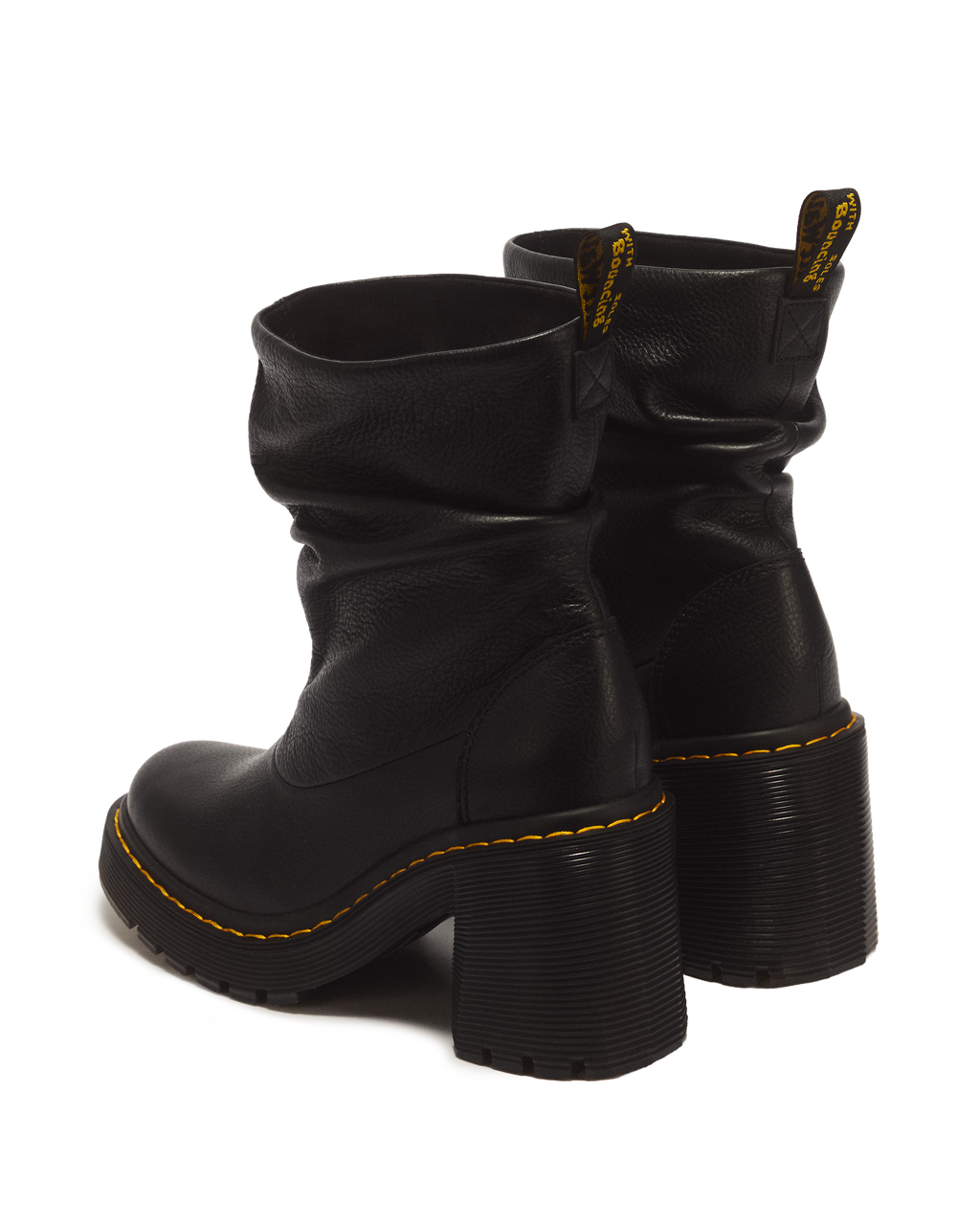 Botas Kasey Lo de cuero Virginia con tacón