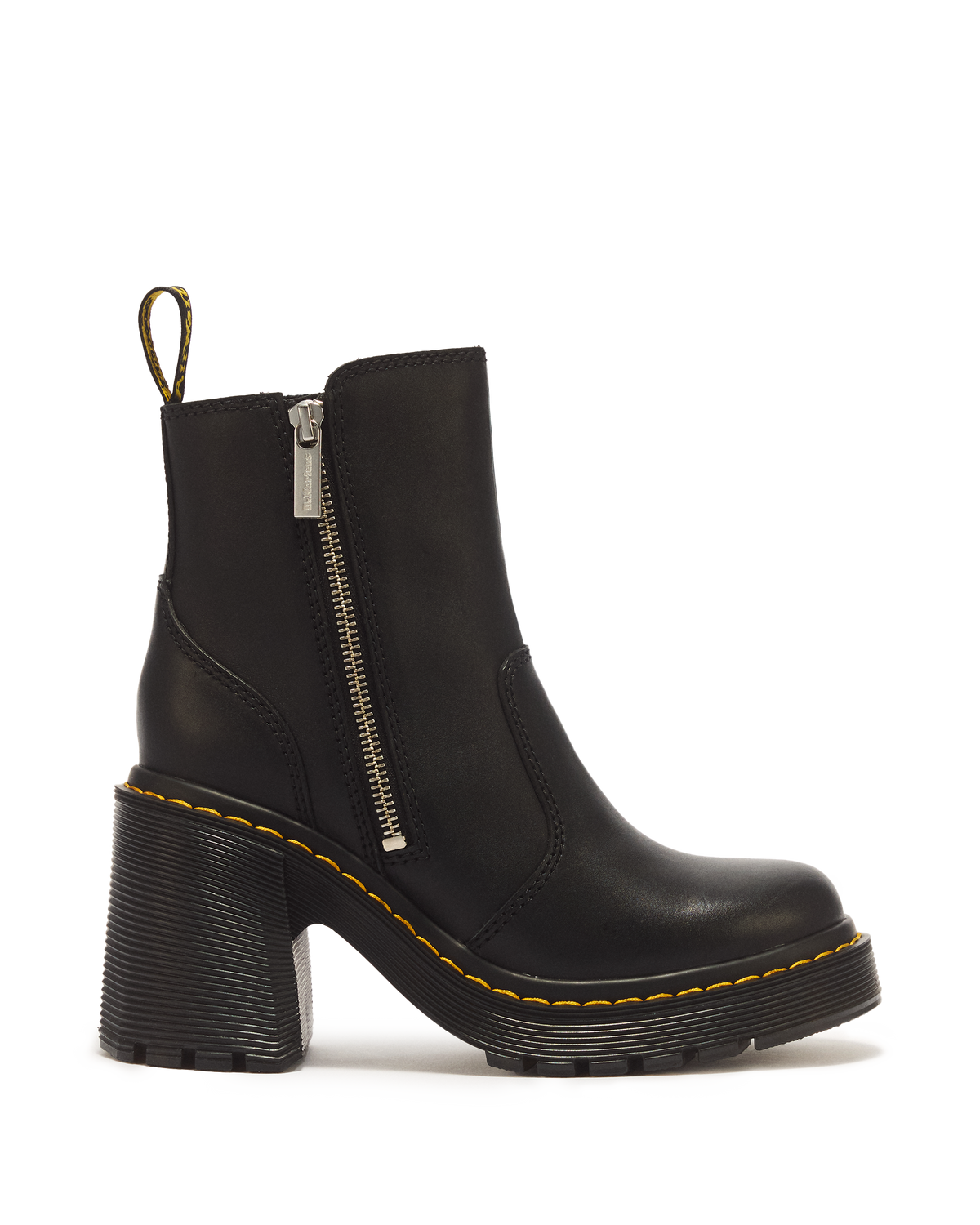 Botas Spence Zip de cuero Sendal con tacón