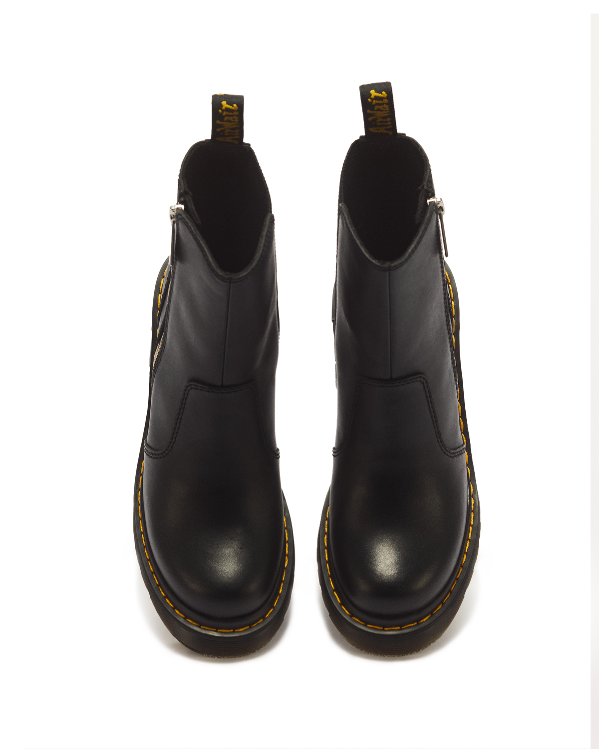 Botas Spence Zip de cuero Sendal con tacón