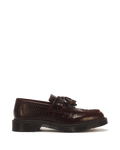 Mocasines Adrian de cuero Croc Emboss con borlas