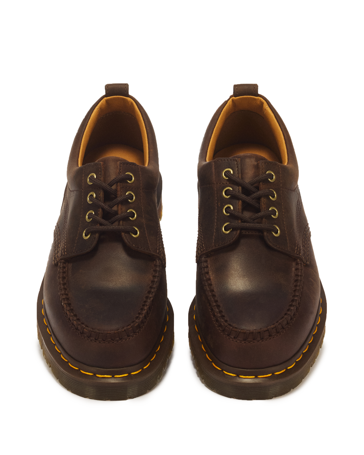 Zapatos Lowell Moc Toe de cuero Crazy Horse
