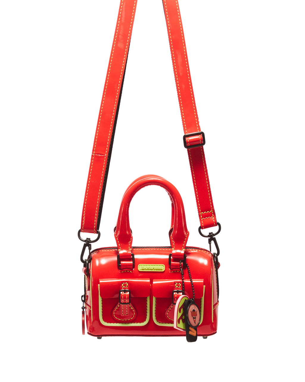 Bolso mini Powerpuff Girls con asa superior Cherry Red