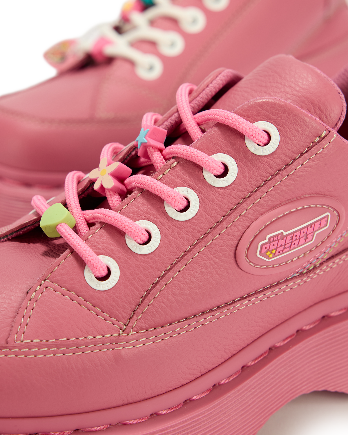 Zapatos Buzz Powerpuff Girls de cuero Virginia con 5 ojales