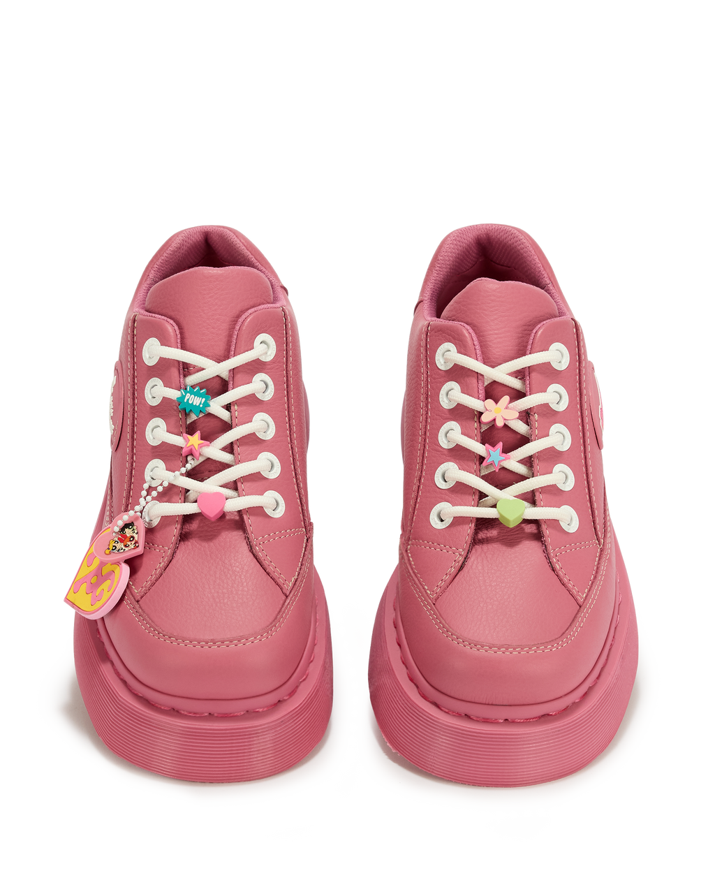 Zapatos Buzz Powerpuff Girls de cuero Virginia con 5 ojales