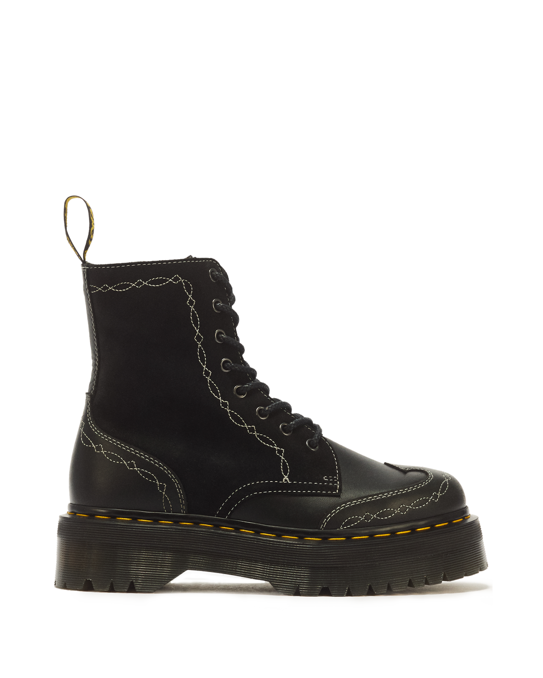 Botas con plataforma Jadon de cuero Classic Pull Up y gamuza Bronx