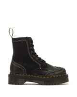 Botas con plataforma Jadon de cuero Classic Pull Up y gamuza Bronx