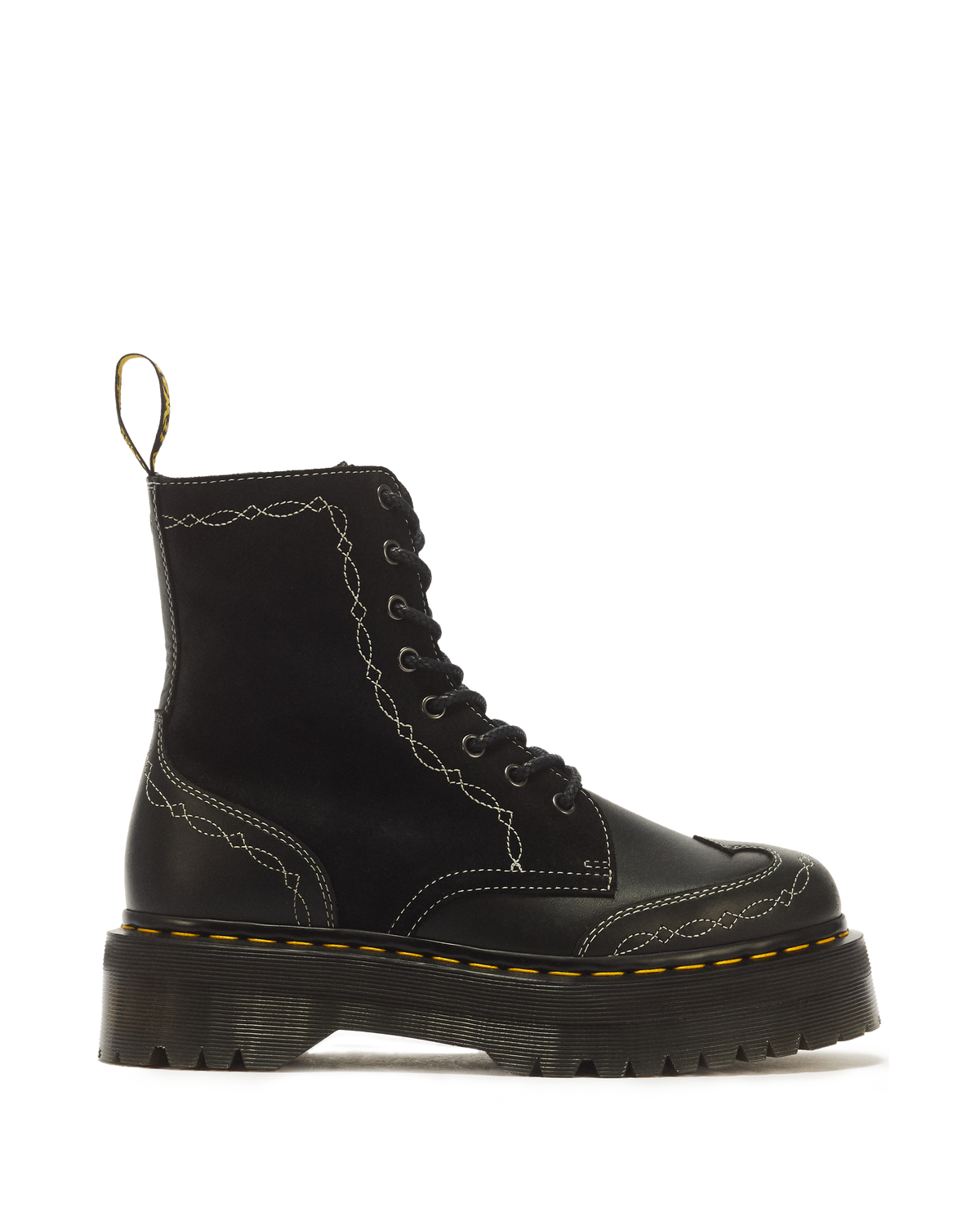 Botas con plataforma Jadon de cuero Classic Pull Up y gamuza Bronx