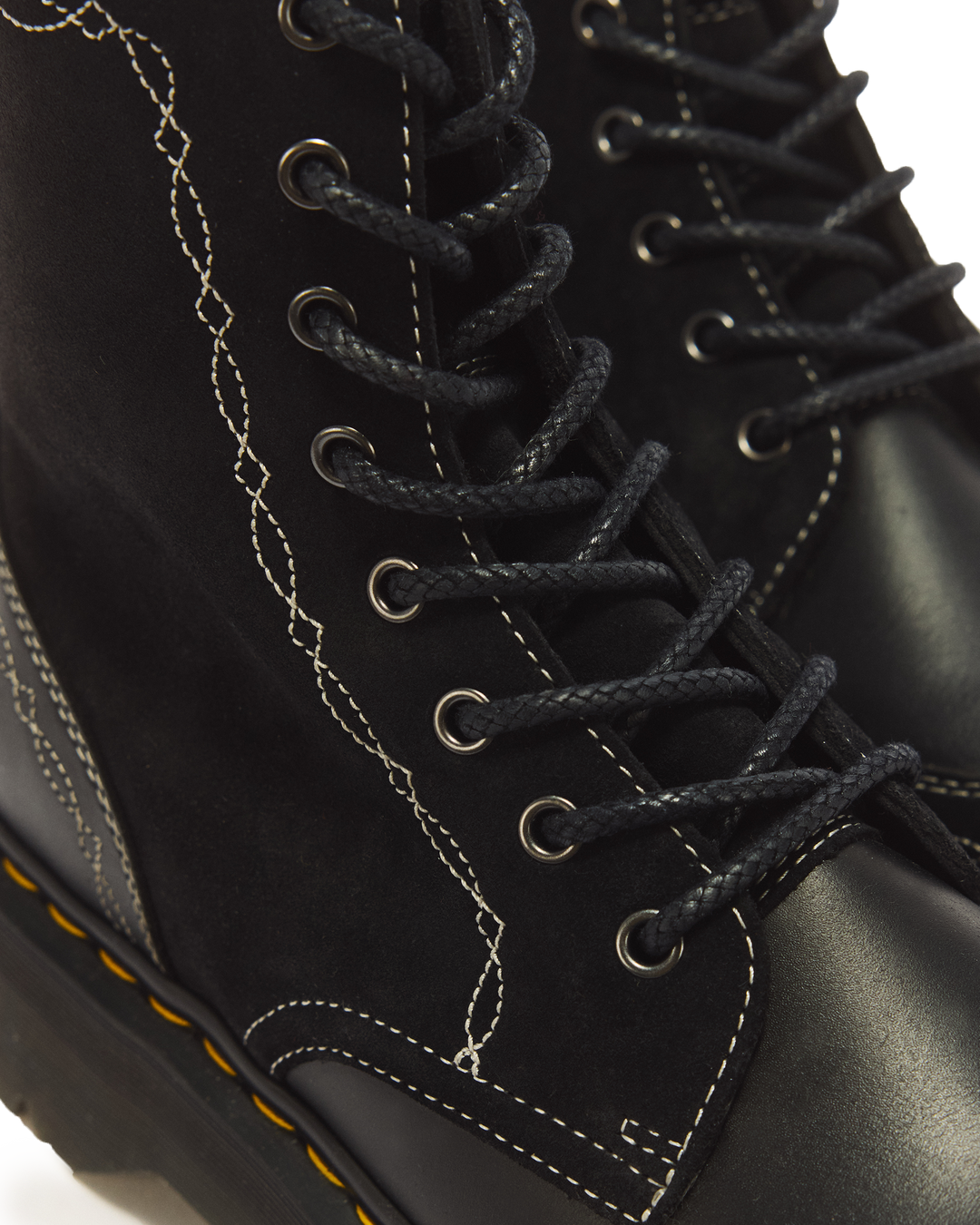 Botas con plataforma Jadon de cuero Classic Pull Up y gamuza Bronx